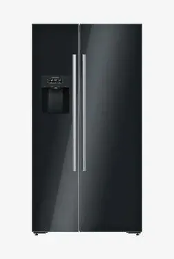 یخچال فریزر ساید بای ساید مشکی زیمنس